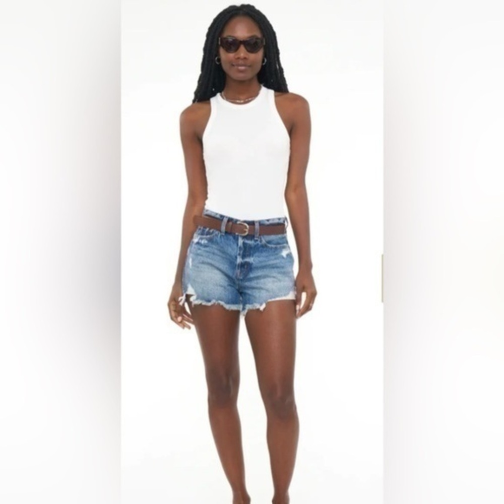 PISTOLA Nova High Rise Relaxed Cut Off Shorts size 30 or 10 US NWT